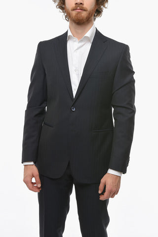 CC COLLECTION Hairline Stripe CEREMONY REFINED Suit