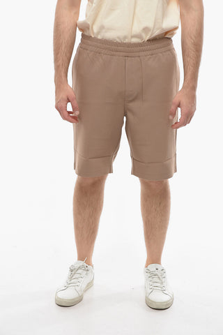 Solid Color SMITH Shorts with Drawstring Waist