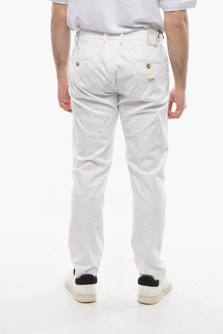 Stretch Cotton RAVAL Single-Pleat Pants