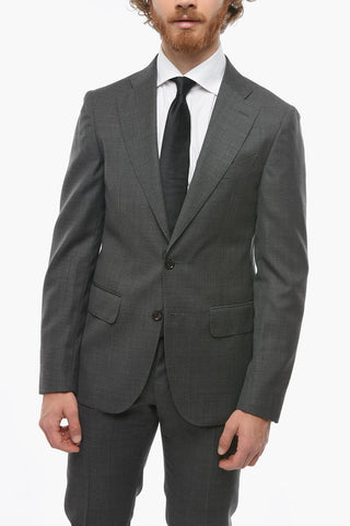 CC COLLECTION Virgin Wool RETAILORED Suit with Notch Lapel