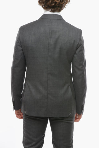 CC COLLECTION Virgin Wool RETAILORED Suit with Notch Lapel