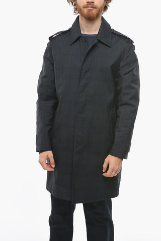 1930 Trench Impermeabile Semifoderato con Fantasia District Check