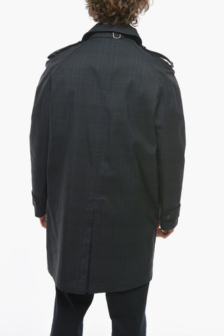 1930 Trench Impermeabile Semifoderato con Fantasia District Check