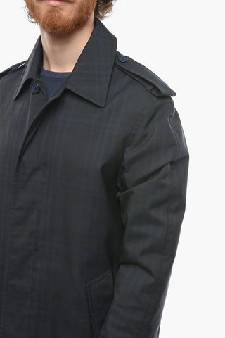 1930 Trench Impermeabile Semifoderato con Fantasia District Check