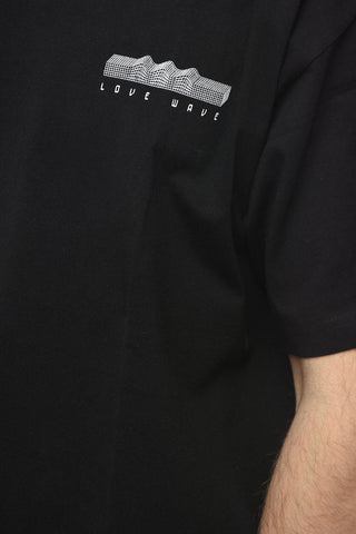 T-shirt Girocollo in Cotone con Stampa Logo