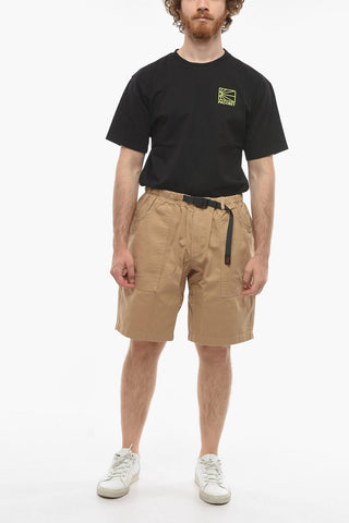 Cotton Shorts with Industrial Belt