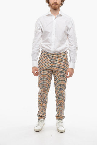 Shephard's Checked MARAIS Pants with Contrasting Button