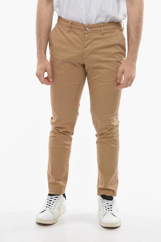 Regular Waist Solid Color NEWTOWN Chino Pants