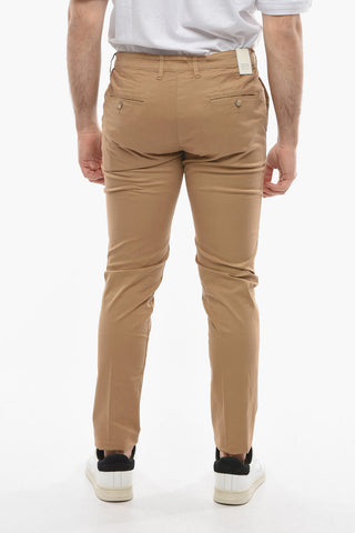 Regular Waist Solid Color NEWTOWN Chino Pants