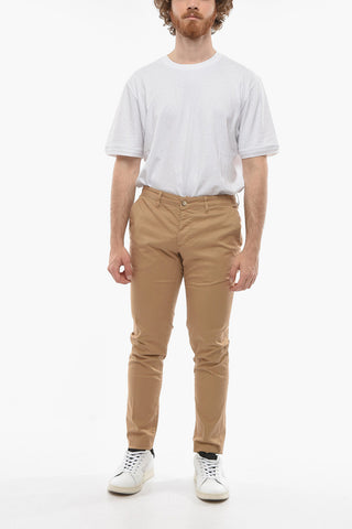 Regular Waist Solid Color NEWTOWN Chino Pants