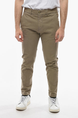 Stretch Cotton MARAIS Chino Pants with Flap Pockets