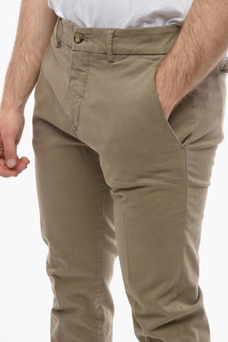 Stretch Cotton MARAIS Chino Pants with Flap Pockets