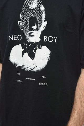 UNDERCOVERISM Two-toned T-shirt with Contrasting Print