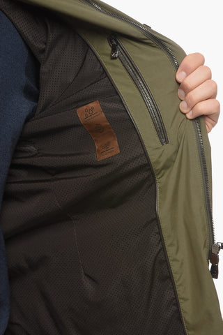 ID Multipocket Windbreaker Jacket with Lambskin Detailing