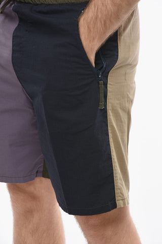 Rip Stop Checked Multicolor VALIANT Shorts