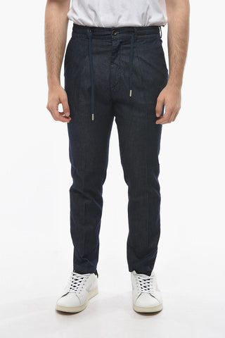 Pantaloni a una Pince MITTE con Elastico in Vita