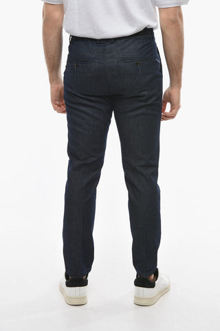 Pantaloni a una Pince MITTE con Elastico in Vita