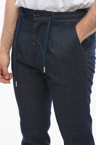 Pantaloni a una Pince MITTE con Elastico in Vita