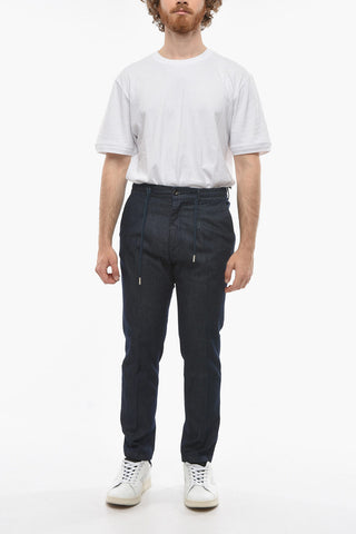 Pantaloni a una Pince MITTE con Elastico in Vita