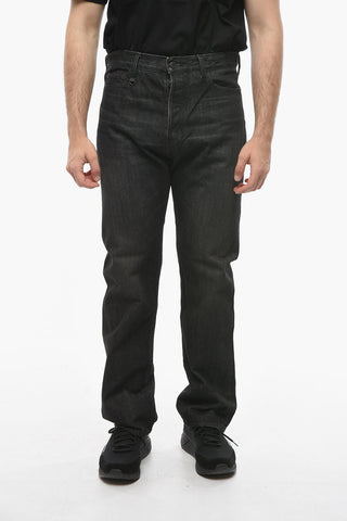 Straight Fit Multipocketed Denims with Belt Loops 19cm