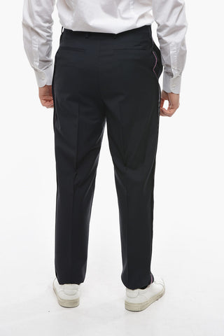 Chino Pants With Contrasting Side Bands