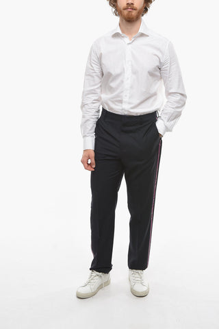 Chino Pants With Contrasting Side Bands