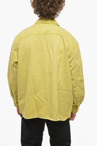 Twill Cotton Overshirt with Double Breast Pockets