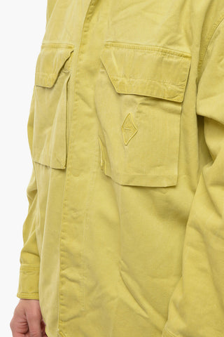 Twill Cotton Overshirt with Double Breast Pockets