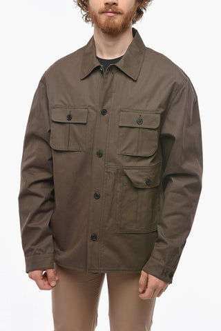 Multipocketed UTILITARIAN Cotton Overshirt