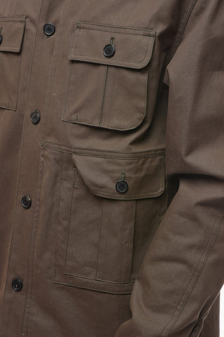 Multipocketed UTILITARIAN Cotton Overshirt