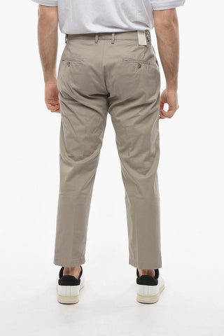 Stretch Cotton RAVAL Single-Pleat Pants