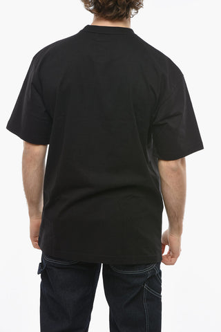 SMILEY T-shirt Girocollo DON'T HAPPY BE WORRY Con Stampa Frontale