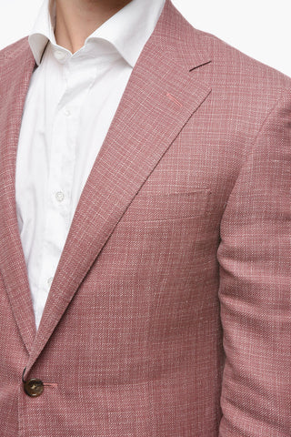 Blazer in Misto Lana ACADEMY con Motivo Hopsack