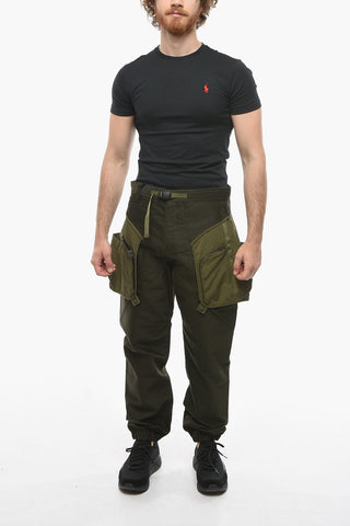 Cotton Utility Pants with Safety Buckle