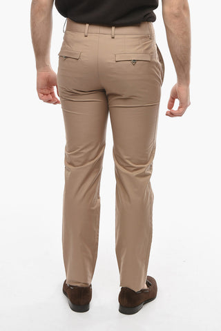 Cotton Blend Tapered Fit Chinos Pants