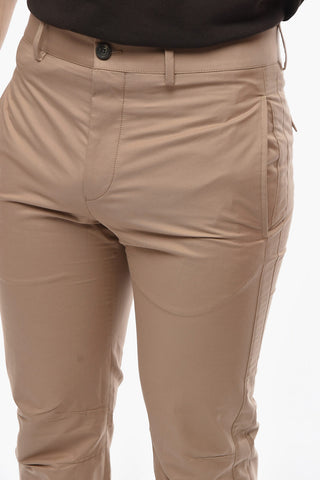 Cotton Blend Tapered Fit Chinos Pants