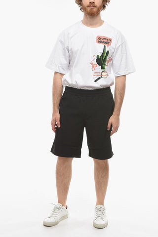 Shorts SMITH A Tinta Unita con 3 Tasche