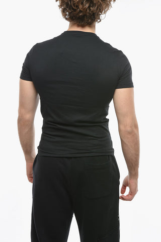 POLO Crew Neck Slim Fit T-Shirt with Embroidered Logo