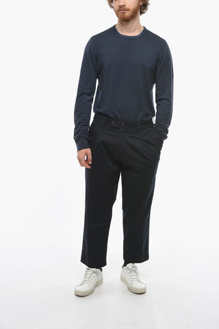 Tapered Fit Single Pleat MEDINA Chino Pants