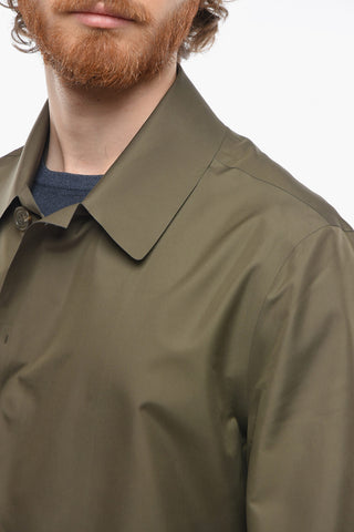 1930 Waterproof Overcoat with Club Collar and Back Vent