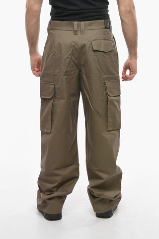 Hidden Closure Relaxed Fit Cargo Pants