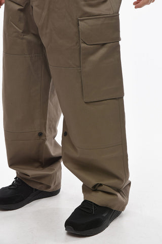 Hidden Closure Relaxed Fit Cargo Pants