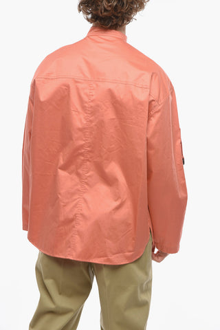 Cotton FLOIDO Utility Overshirt with Snap Buttons