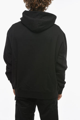 Solid Color Hoodie with Patch Pocket
