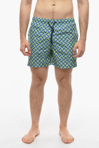 Two-Tone Swim Shorts with 3 Pockets