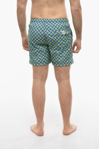 Two-Tone Swim Shorts with 3 Pockets