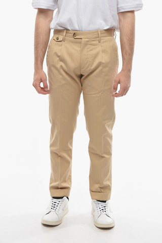 Pantaloni RAVAL Smooth Fit ad Orlo con Risvolto