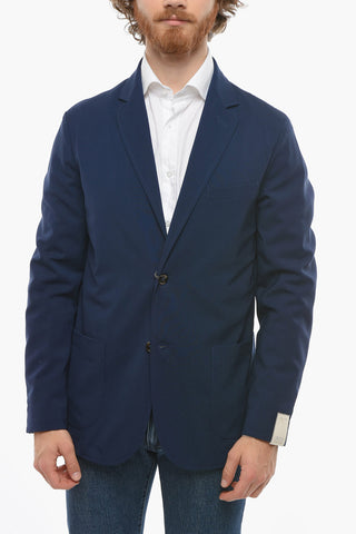 virgin wool side vents notch lapel CHELSEA 2-button blazer
