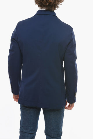 virgin wool side vents notch lapel CHELSEA 2-button blazer