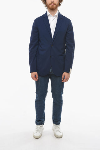 virgin wool side vents notch lapel CHELSEA 2-button blazer